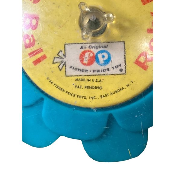 Fisher Price Roly Poly Chime Ball Toy. vintage - Picture 8 of 9